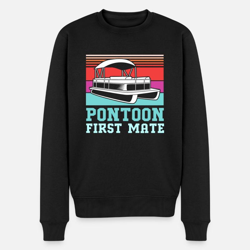 Bateau ponton Bateau Bateaux - Pull Premium bio Homme - noir
