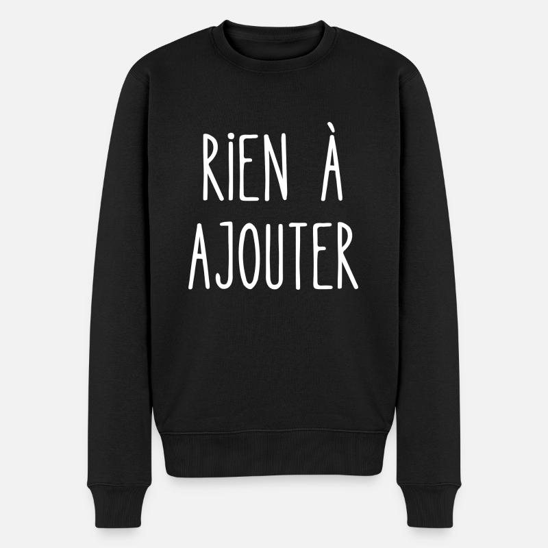 rien à ajouter - Pull Premium bio Homme - noir