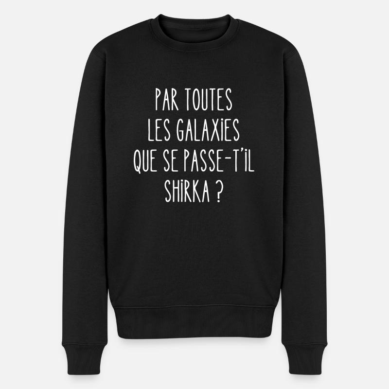 par toutes les galaxies - Pull Premium bio Homme - noir