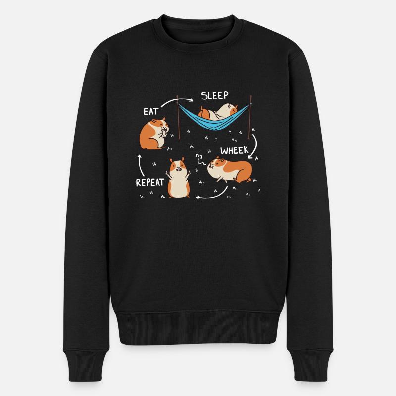 Cobaye - Pull Premium bio Homme - noir