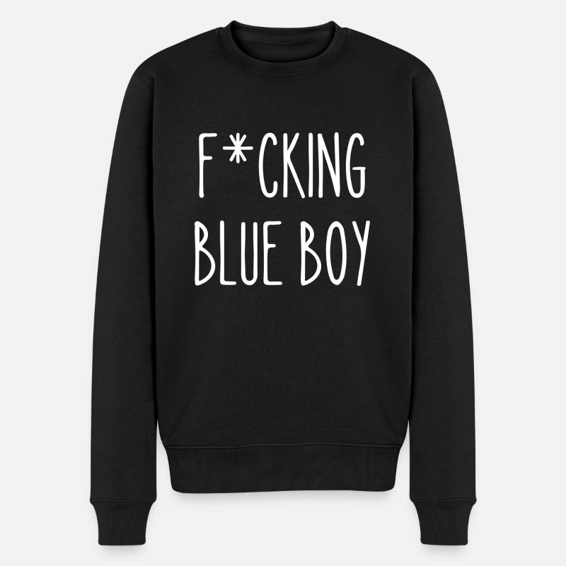 fucking blue boy - Pull Premium bio Homme - noir
