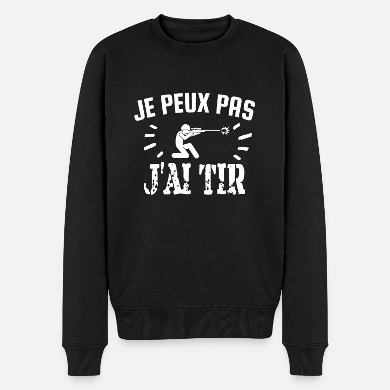 je peux pas j'ai tir - Pull Premium bio Homme - noir