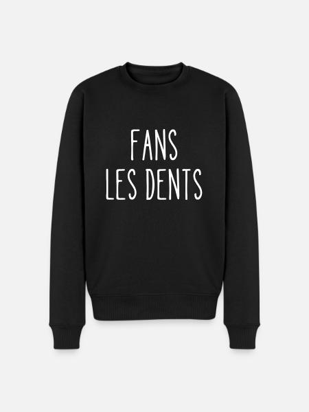 fans les mains - Pull Premium bio Homme - noir