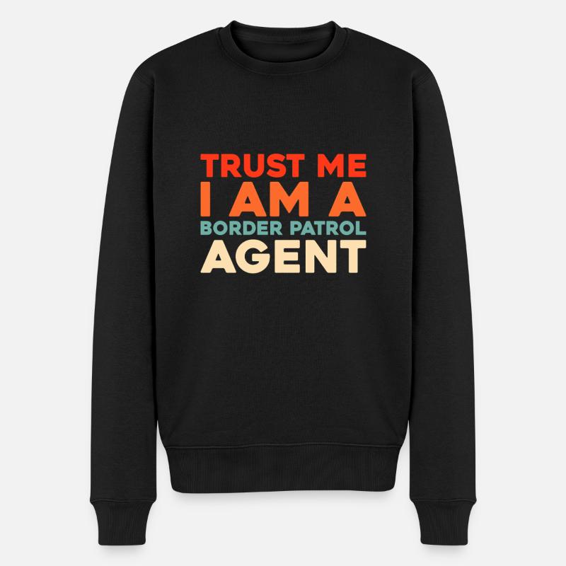 Patrouille frontalière - Pull Premium bio Homme - noir