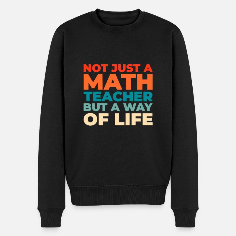 Math Teacher Math Teacher - Men's Premium Organic Jumper - black