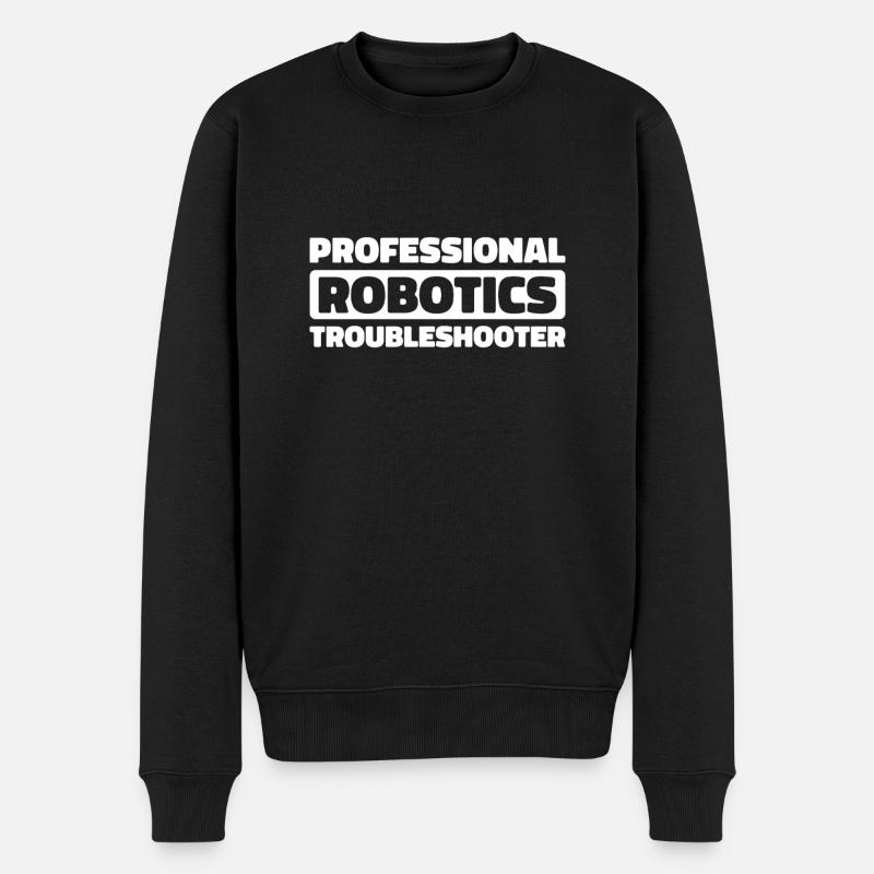 Technicien en robotique - Pull Premium bio Homme - noir