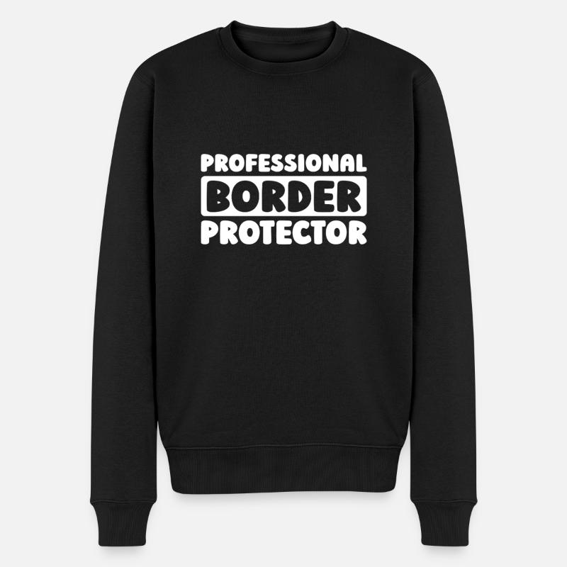Patrouille frontalière - Pull Premium bio Homme - noir