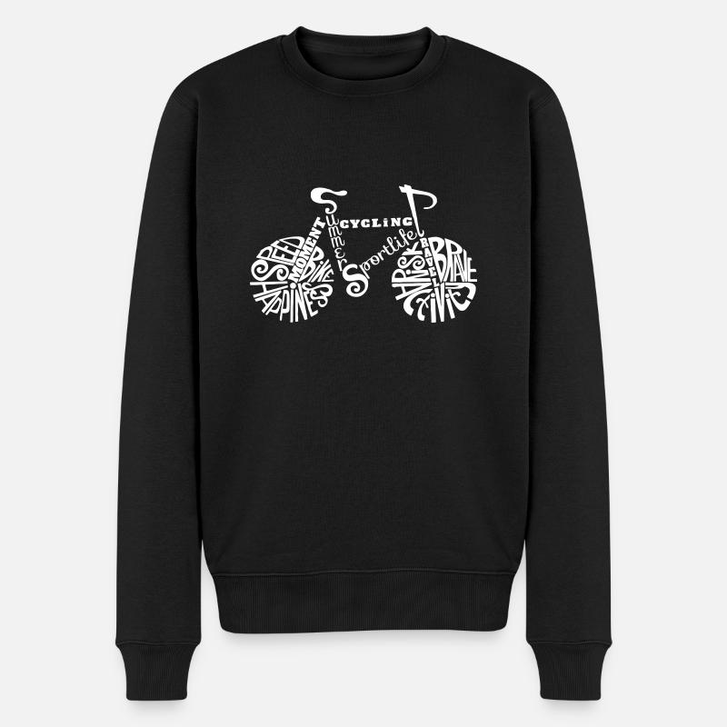 vélo - Pull Premium bio Homme - noir