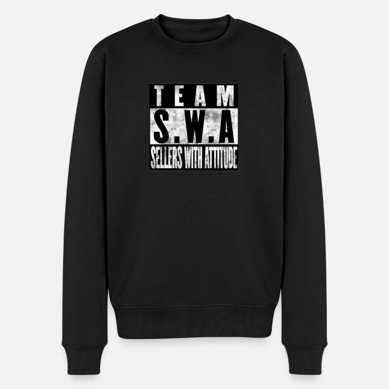 Vertriebler Geschenk Sales Manager Lustige Sprüche - Männer Premium Bio Pullover - Schwarz