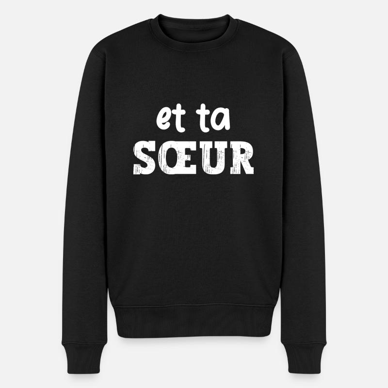 et ta sœur - Pull Premium bio Homme - noir