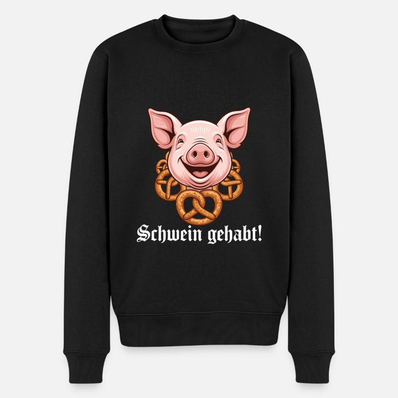 Cochon avait ! - Pull Premium bio Homme - noir