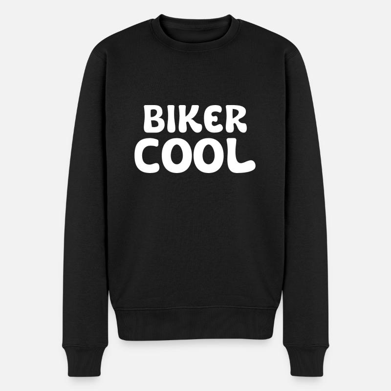 biker cool - Pull Premium bio Homme - noir