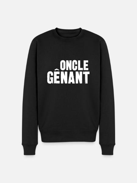 oncle gênant - Pull Premium bio Homme - noir