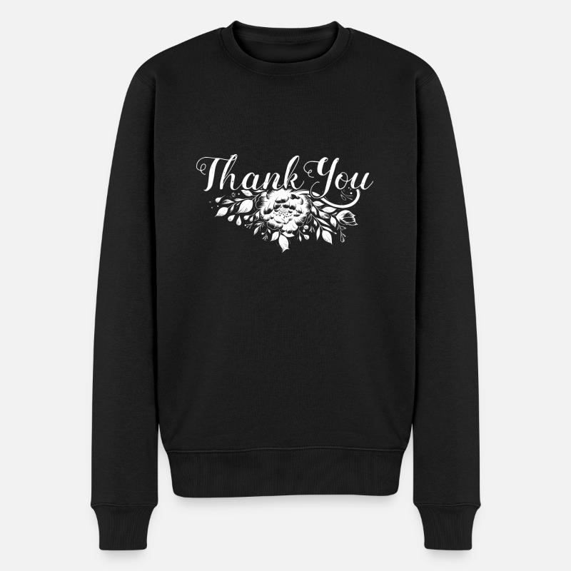 Merci Danke - Pull Premium bio Homme - noir