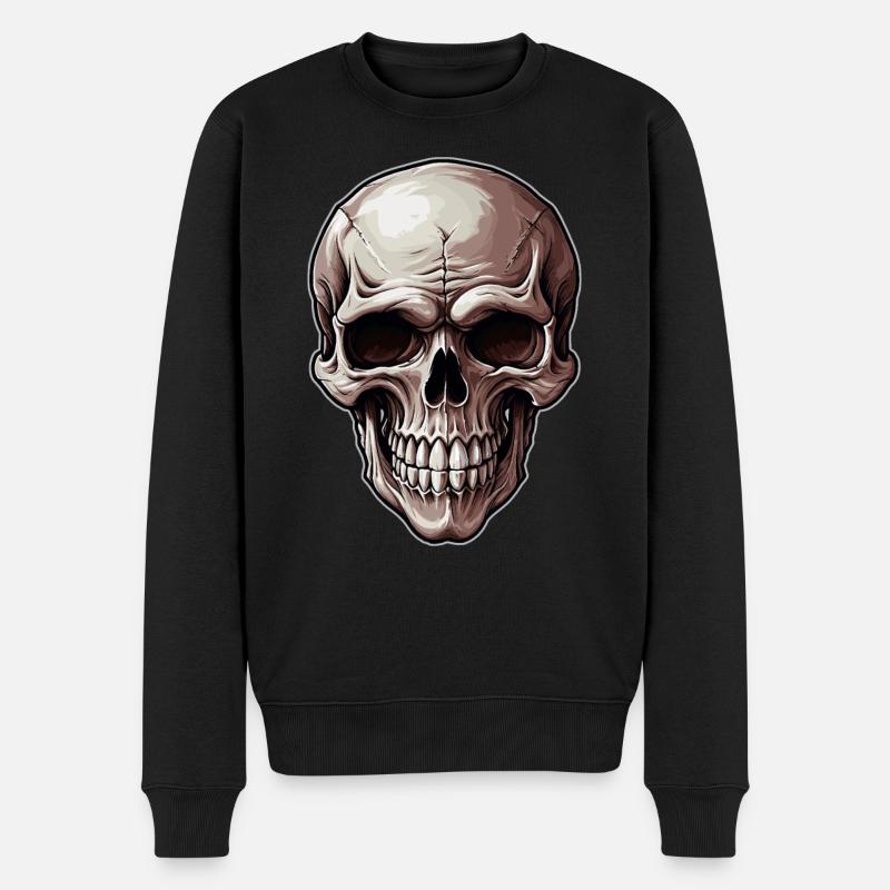Crâne - Pull Premium bio Homme - noir