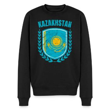 Kazakhstan - Pull Premium bio Homme - noir - Devant - Nico (187cm)