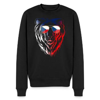 Tschechische Republik - Männer Premium Bio Pullover - Schwarz - Vorne - Nico (187cm)