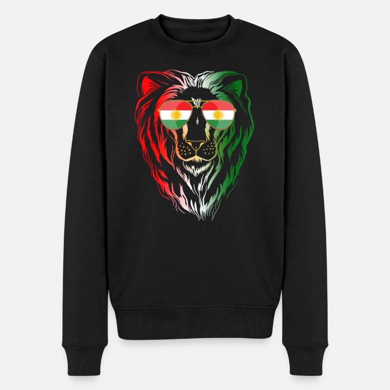 Kurdistan - Pull Premium bio Homme - noir