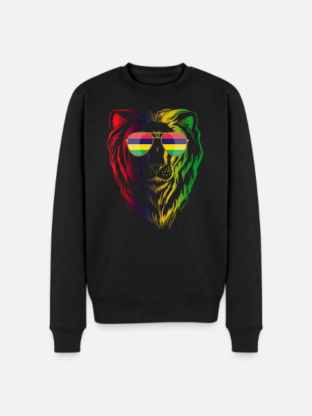 Mauritius - Men's Premium Organic Jumper - black