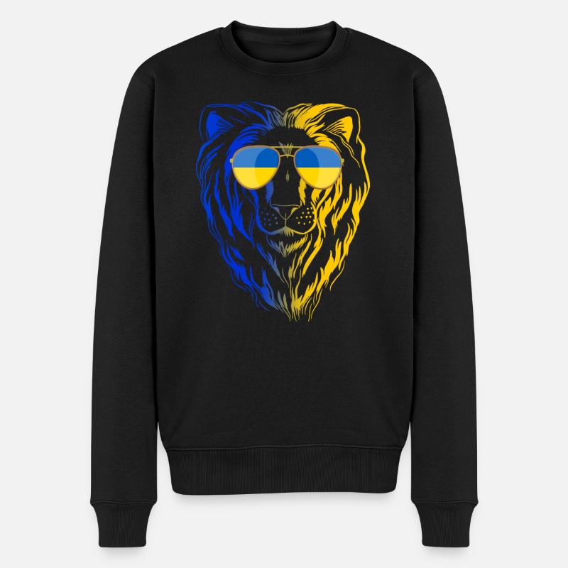 Ukraine - Pull Premium bio Homme - noir