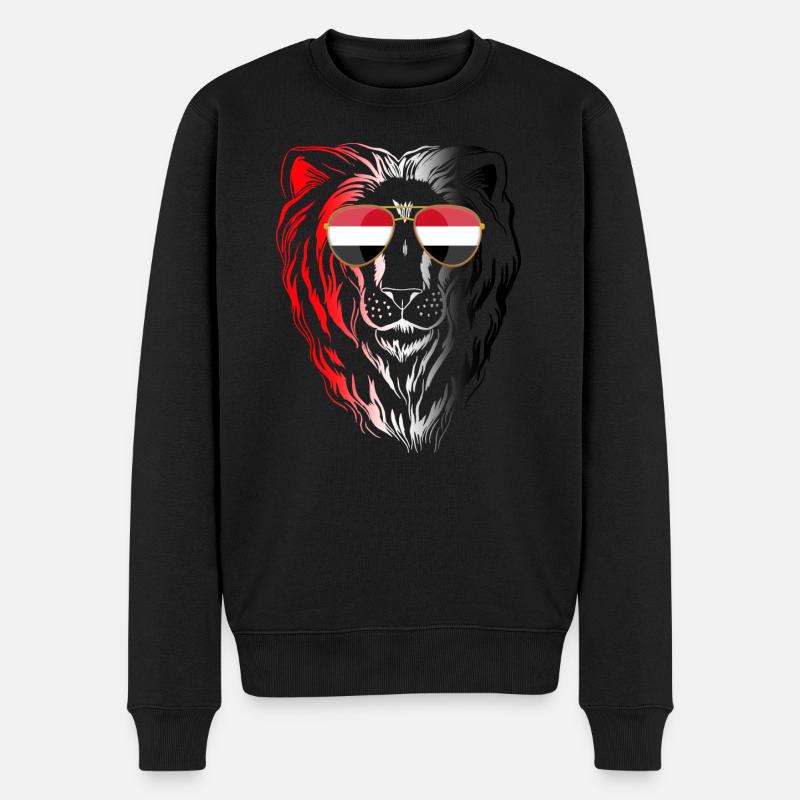 Jemen - Männer Premium Bio Pullover - Schwarz