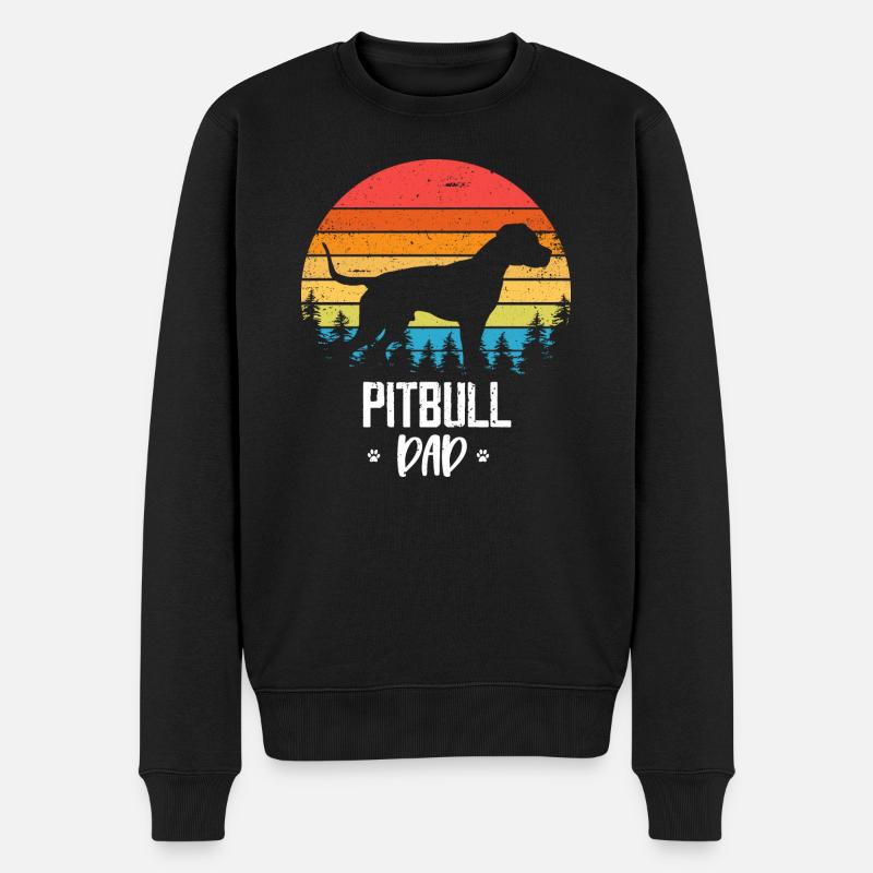 American Pit Bull Terrier - Pull Premium bio Homme - noir