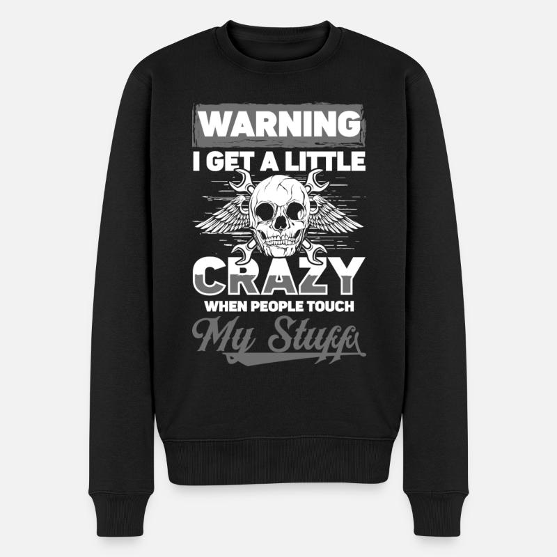 Ne pas toucher - Pull Premium bio Homme - noir