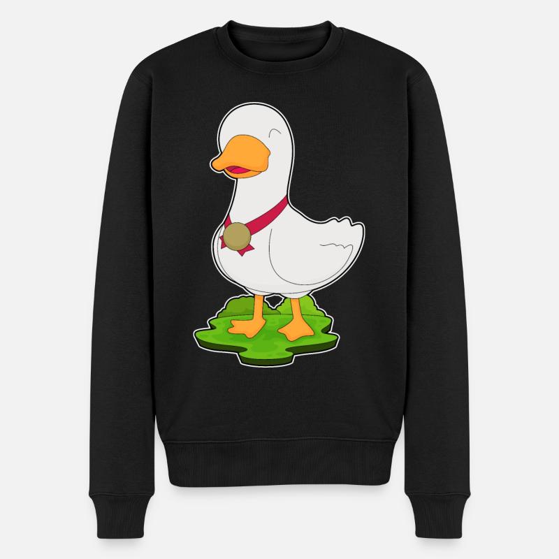 Médaille du canard - Pull Premium bio Homme - noir
