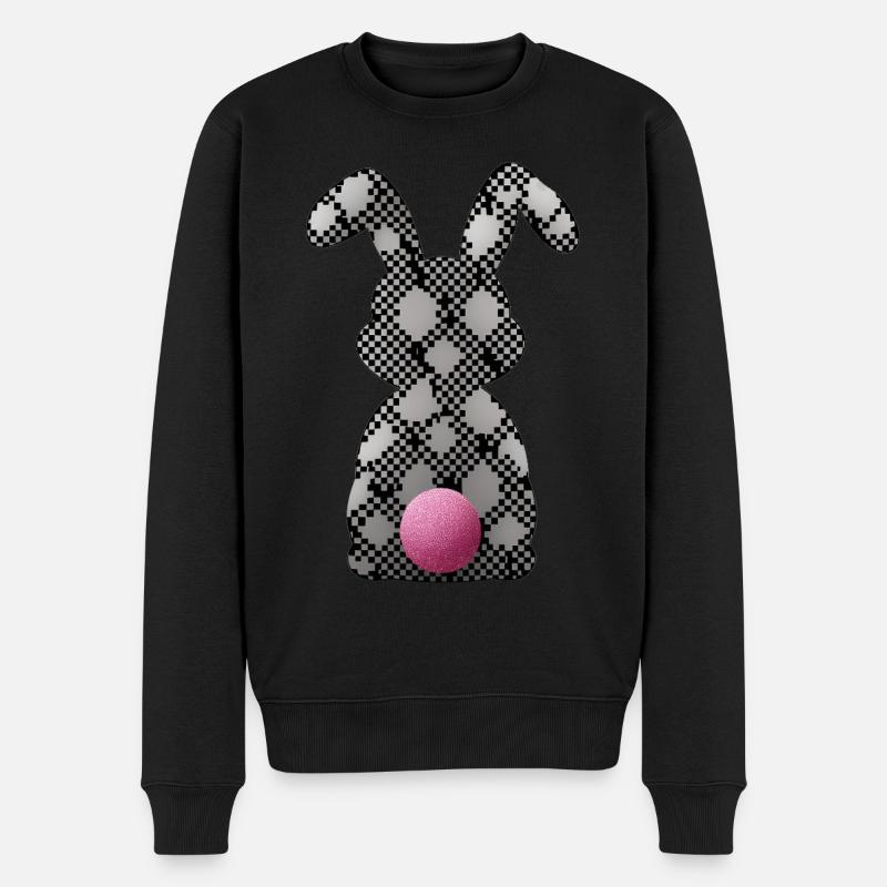 Lapin de Pâques - Pull Premium bio Homme - noir