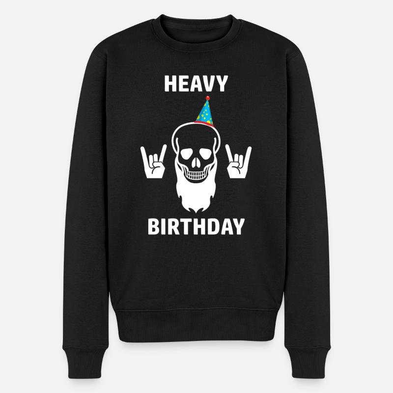 Anniversaire lourd - Pull Premium bio Homme - noir