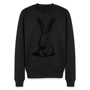 dunke rabbit Easter - Men's Premium Organic Jumper - black - Front - Nico (187cm)