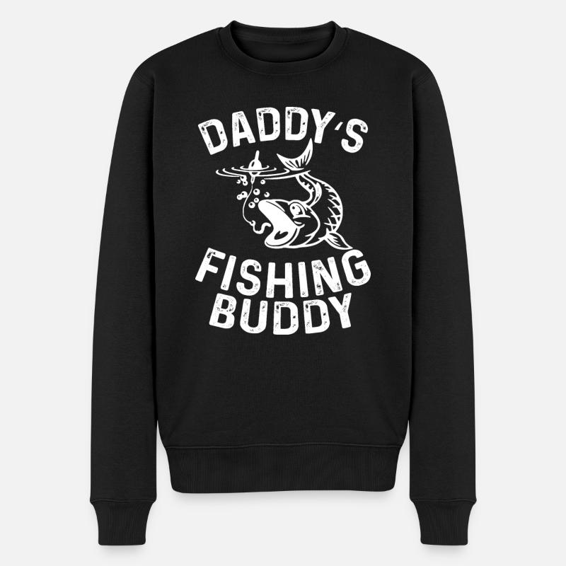 Daddy’s Fishing Buddy Shirt - Pull Premium bio Homme - noir