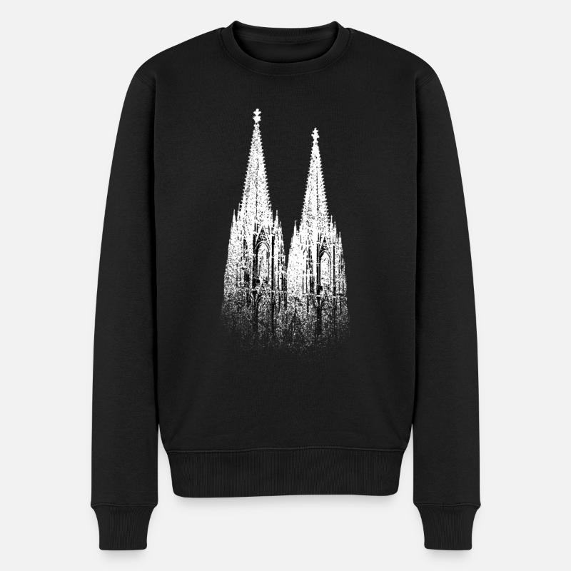 Kölner Dom Köln Skyline - Pull Premium bio Homme - noir