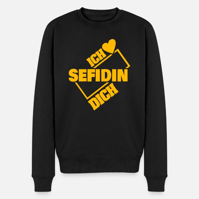 Couple Sefidin - Pull Premium bio Homme - noir