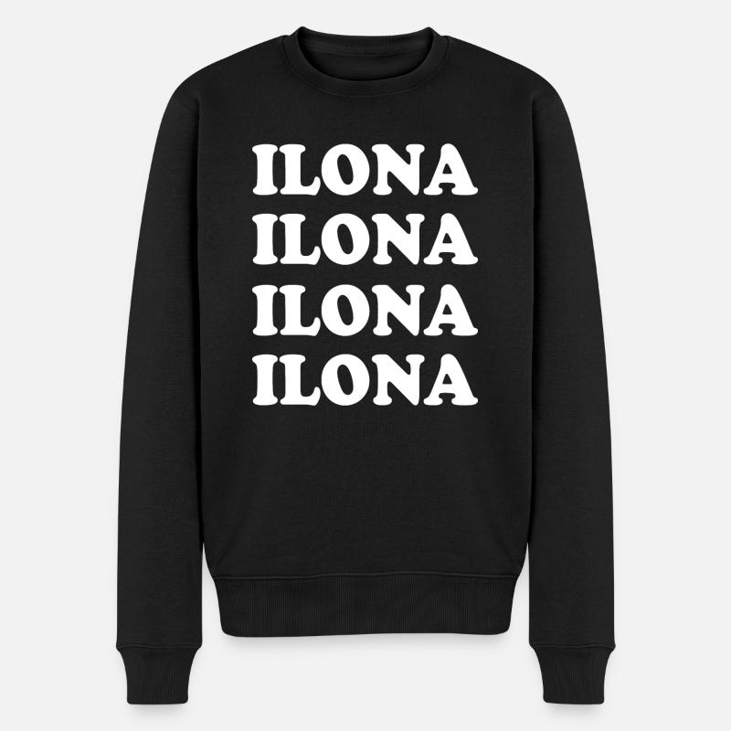 Cadeau pour Ilona - Pull Premium bio Homme - noir