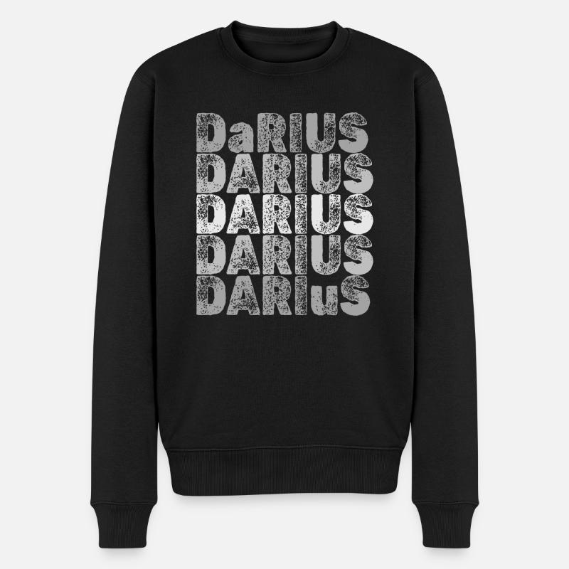 Cadeau pour Darius - Pull Premium bio Homme - noir