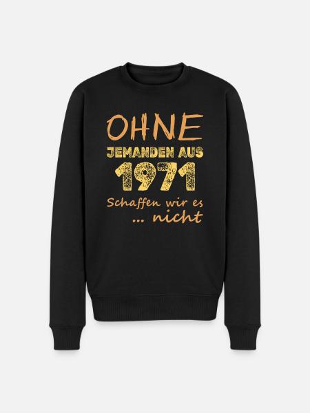 es 1971 - Männer Premium Bio Pullover - Schwarz