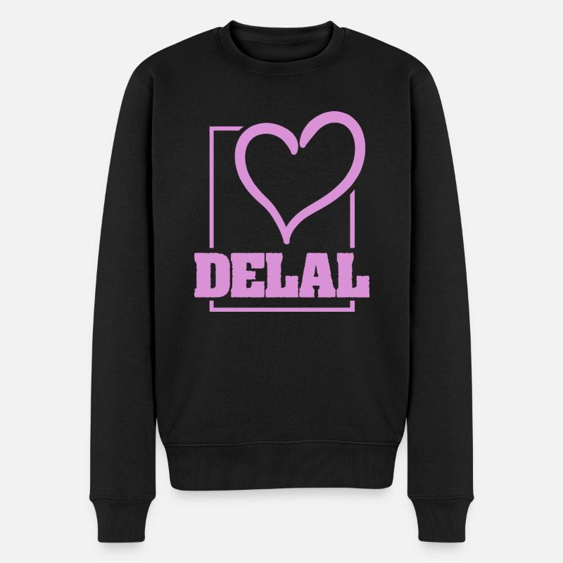 Delal - Pull Premium bio Homme - noir