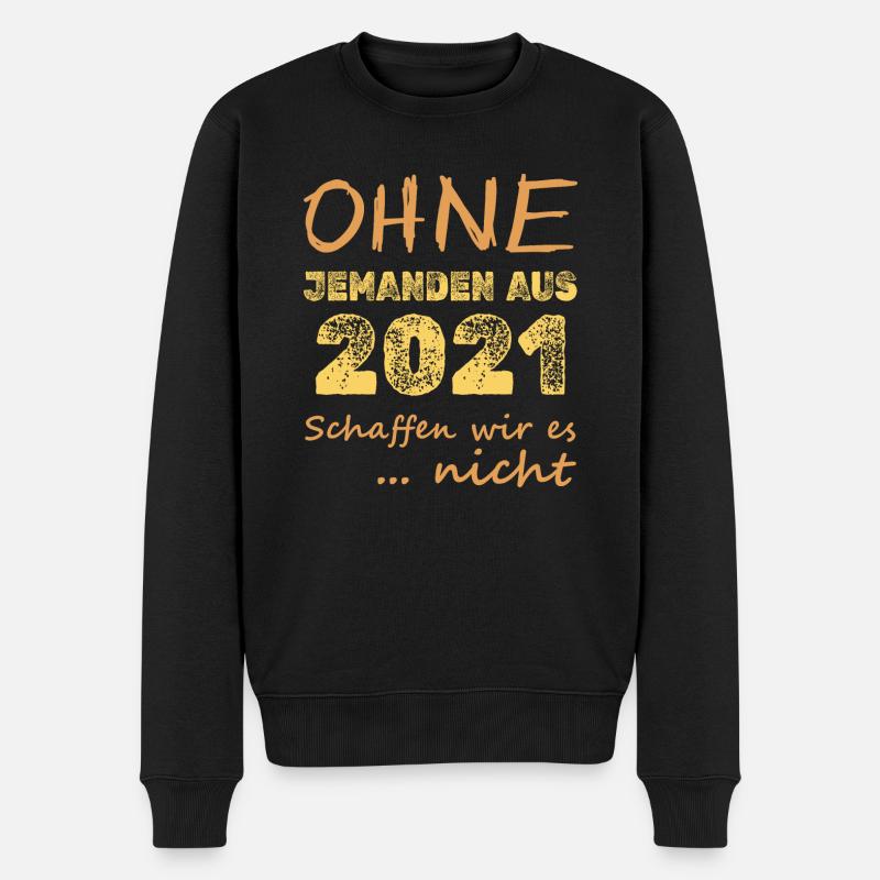 Schaffen 2021 - Männer Premium Bio Pullover - Schwarz