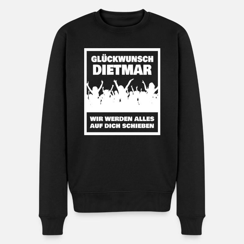 Cadeau pour Dietmar - Pull Premium bio Homme - noir