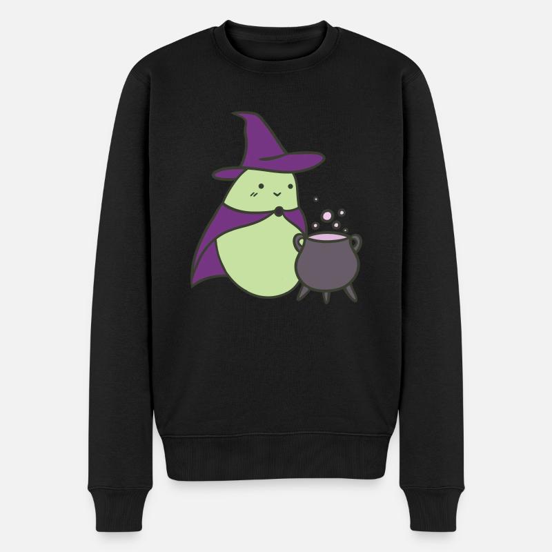 Süße Hallobean - Männer Premium Bio Pullover - Schwarz