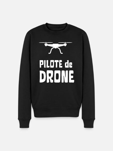 pilote de drone - Pull Premium bio Homme - noir