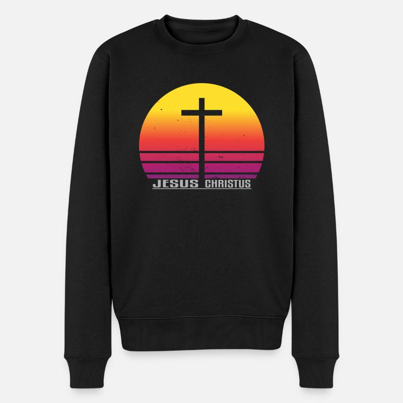 Jésus-Christ - Pull Premium bio Homme - noir