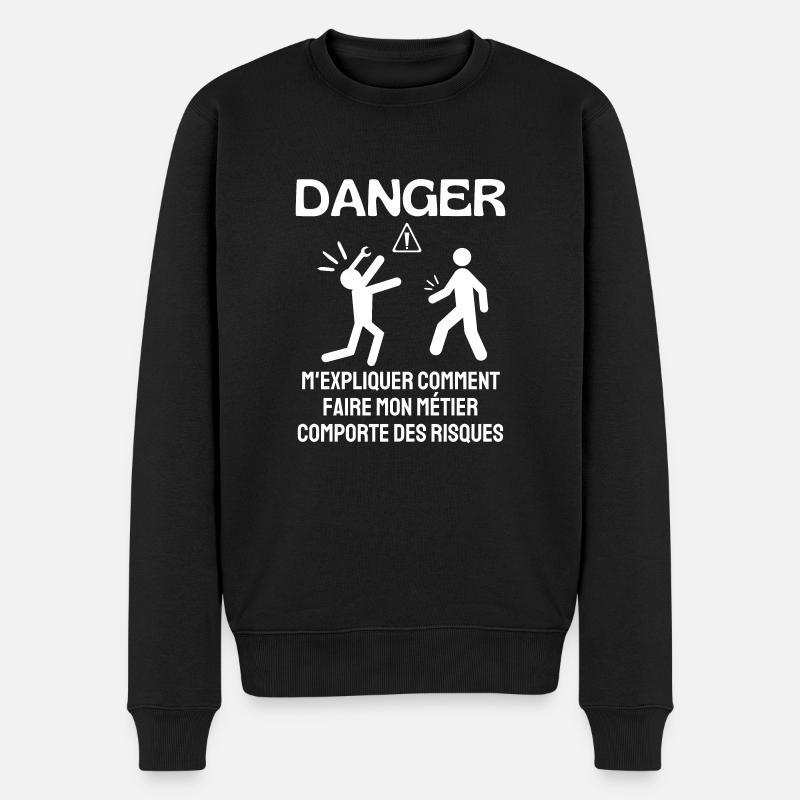 comment faire mon métier - Pull Premium bio Homme - noir
