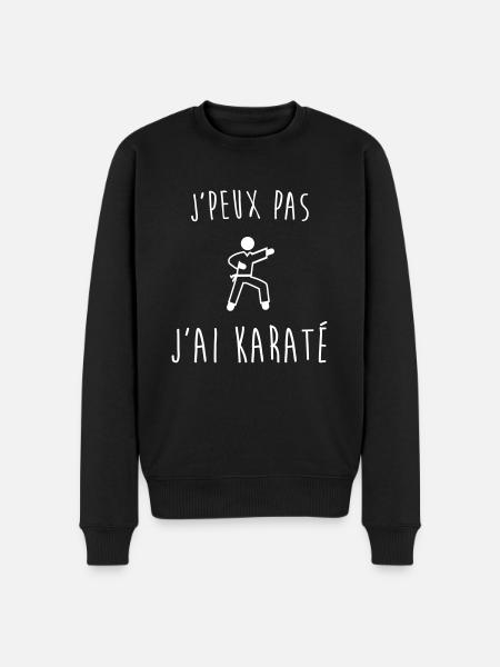 j'peux pas j'ai karate - Pull Premium bio Homme - noir