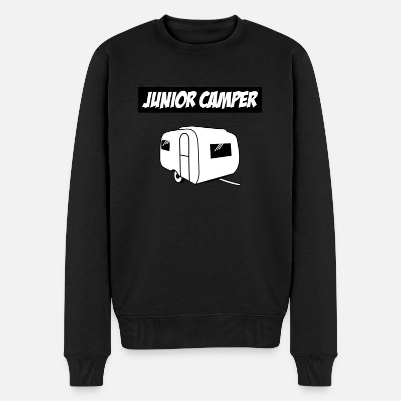 Les campeurs juniors - Pull Premium bio Homme - noir
