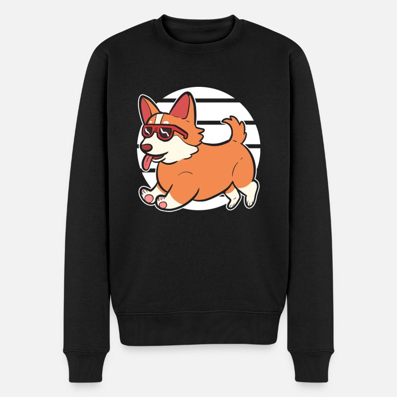 Corgi - Pull Premium bio Homme - noir