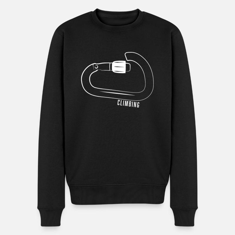 CLIMBING BLANC - Pull Premium bio Homme - noir