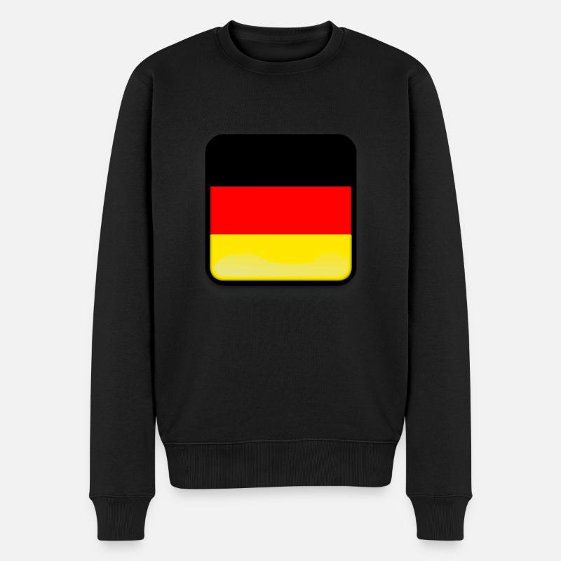 Allemagne drapeau - Pull Premium bio Homme - noir