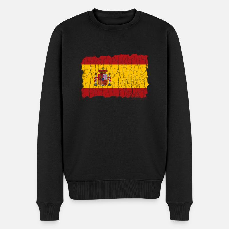 Espagne Drapeau Espania - Pull Premium bio Homme - noir